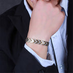 Stainless Steel Health Care Magnet Therapy Bio Energy Bracelets Bulk
