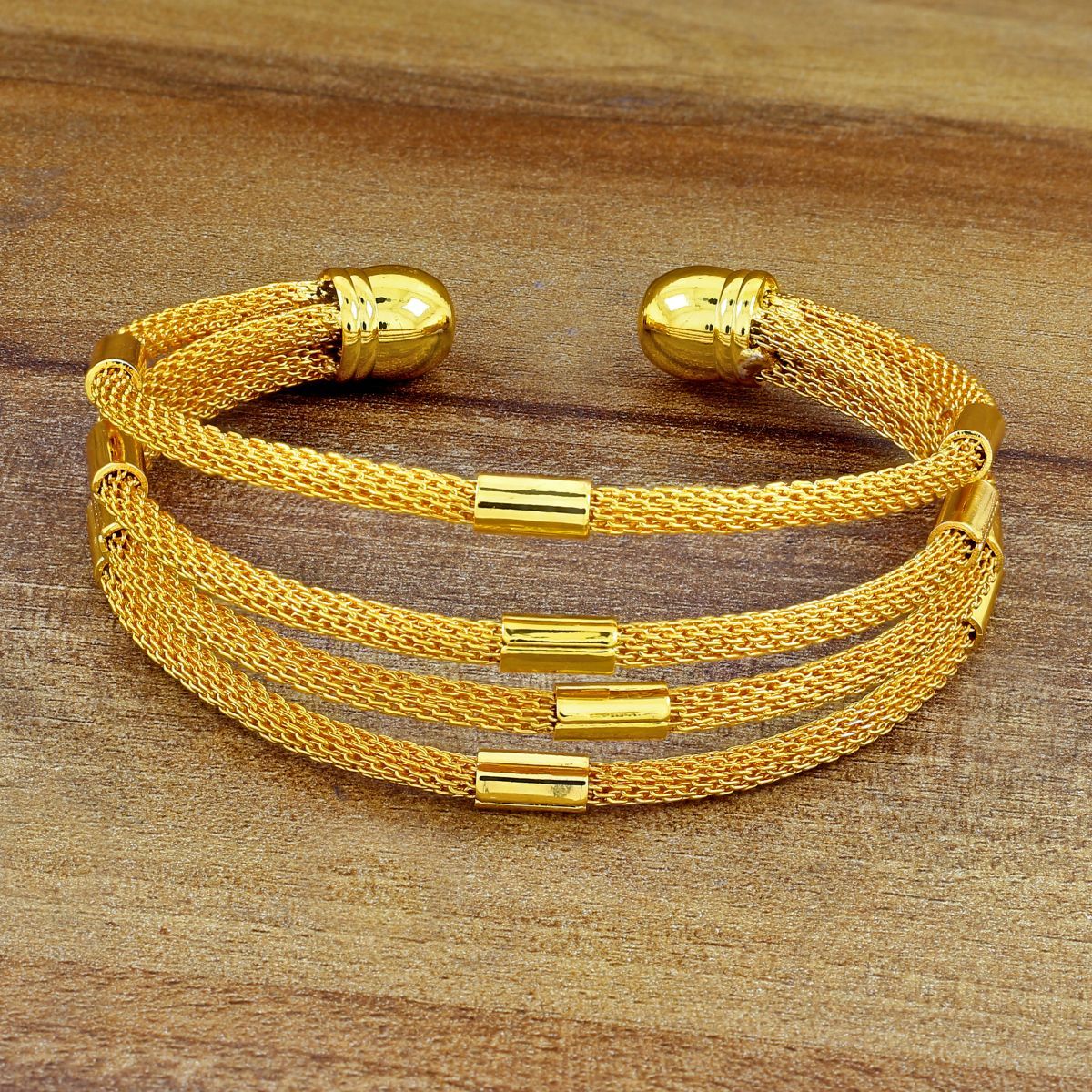 Stylish Filigree Just Like Gold Cuff Kada Bangle Bracelet Women Bulk Main image