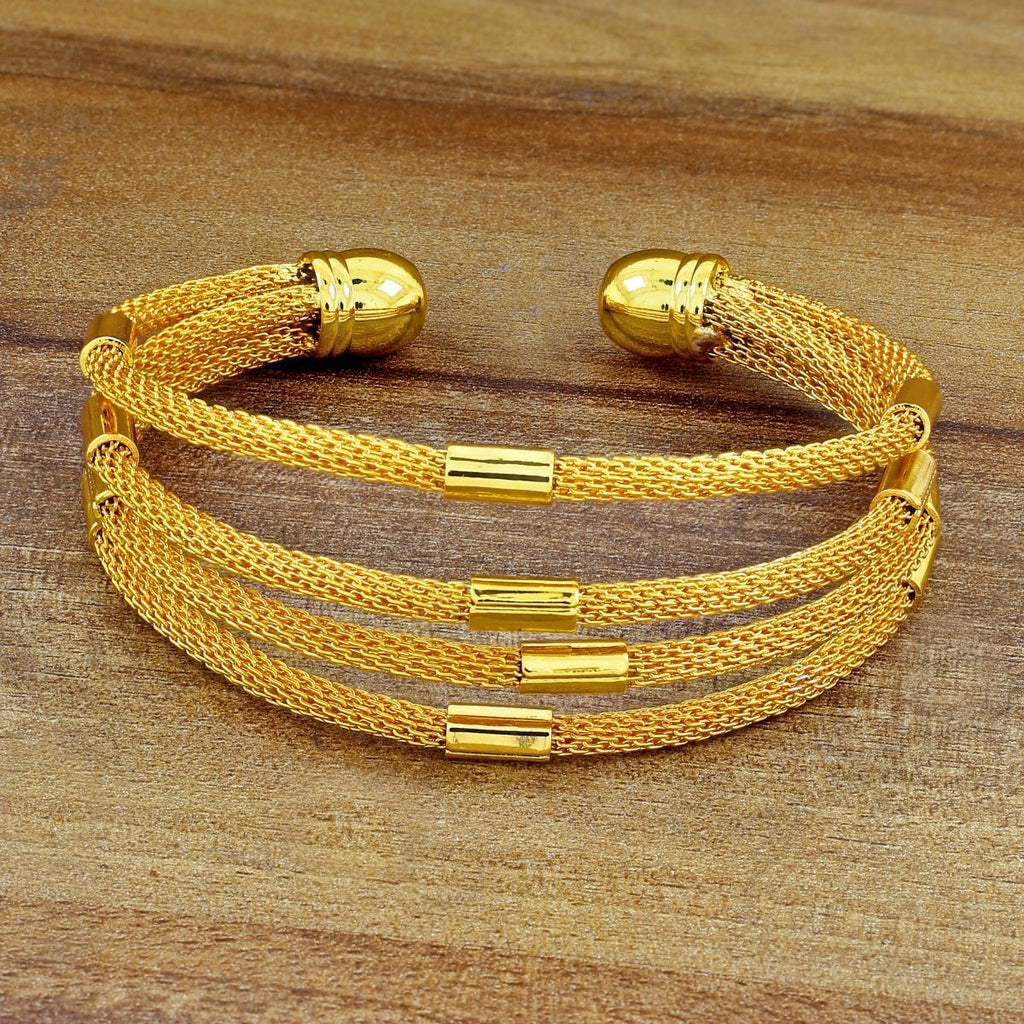 Stylish Filigree Just Like Gold Cuff Kada Bangle Bracelet Women Bulk
