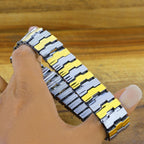 Watch Strap Style Stretch Gold Silver Stainless Steel Bracelet Bulk