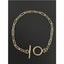 Classic Link Toggle Clasp Gold Copper Bracelet For Women Bulk
