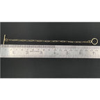 Classic Link Toggle Clasp Gold Copper Bracelet For Women Bulk