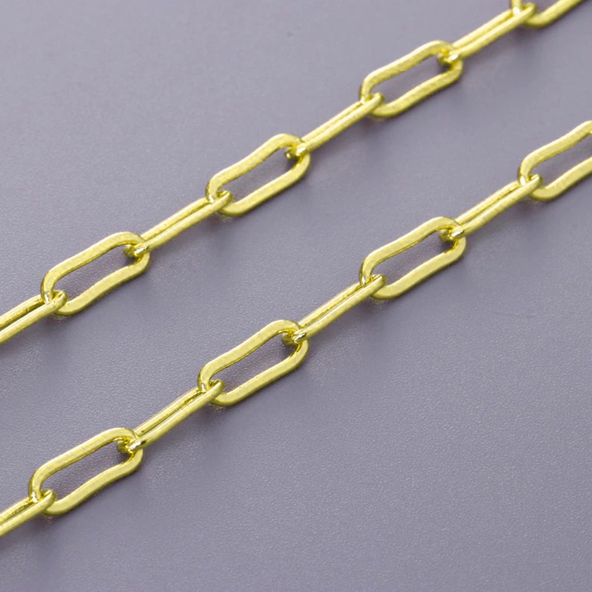 Classic Korean 18K Gold Cable Rope Links Chain 1 Meter Bulk