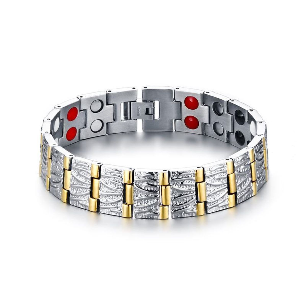 Stainless Steel Magnet Magnetic Health Care Therapy Energy Bracelet Main image