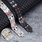 Stainless Steel Magnet Magnetic Health Care Therapy Energy Bracelet