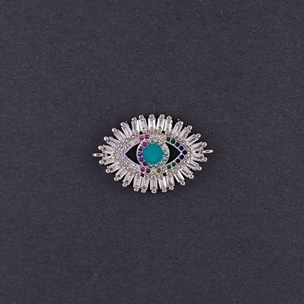 Turkish Evil Eye Nazariya Lucky CZ American Diamond Centre Pcs Bulk