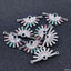 Rainbow Colour Silver Cubic Zirconia American Diamond Centre Pcs Bulk