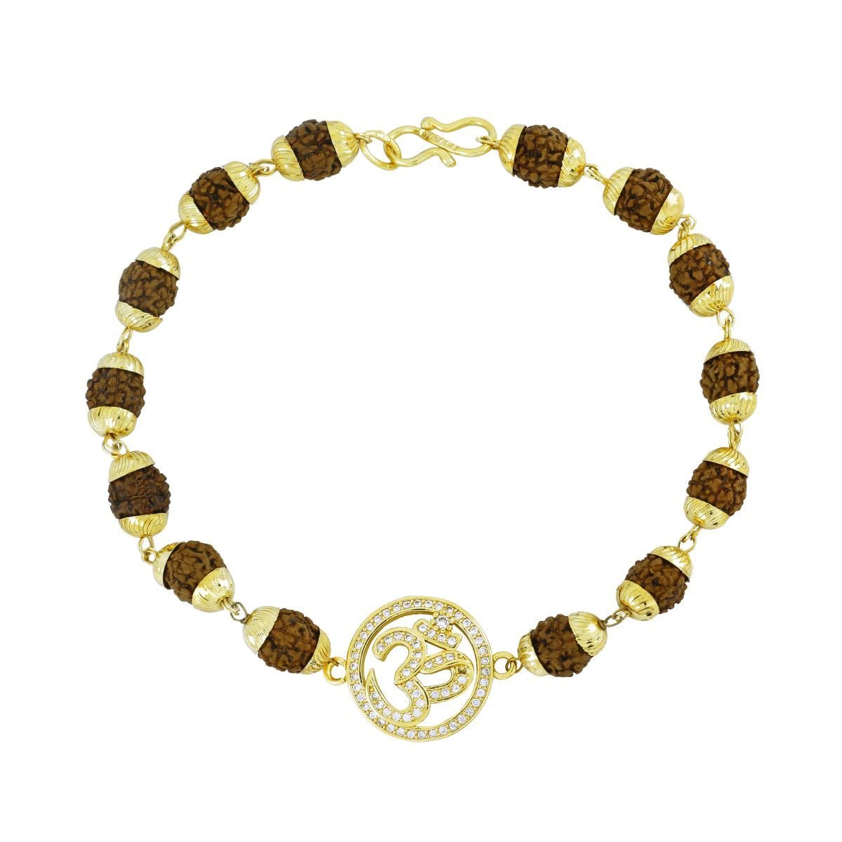 Gold Beads Rudraksh Bracelet For Women Bulk Secondary image