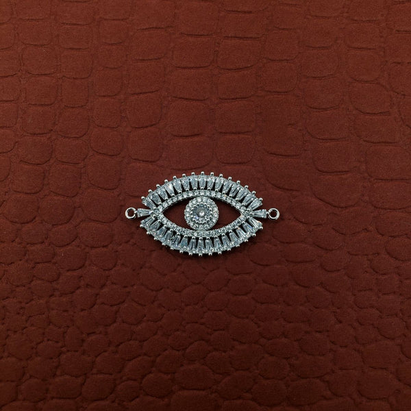 Turkish Silver Evil Eye Cubic Zirconia Diamond Centre Pcs Women Bulk Main image