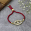 Turkish Evil Eye Baguette Gold Pink CZ Thread Bracelet Bulk