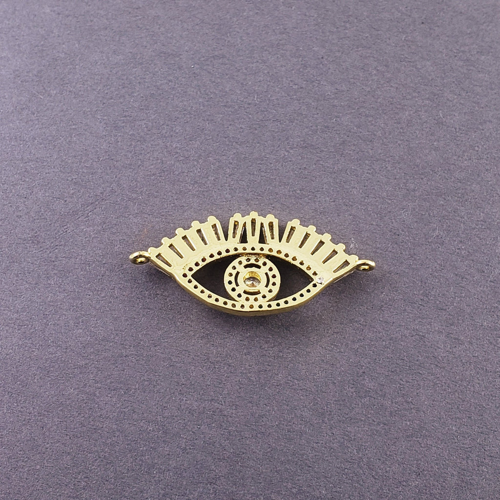 Evil Eye Nazariya Good Baguette CZ American Diamond Centre Pcs Bulk