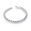 Popcorn Silver 316L Stainless Steel Lobster Clasp Bracelet Men Bulk