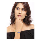 Turkish Blue Evil Eye Lucky 18K Gold Bracelet For Women Bulk