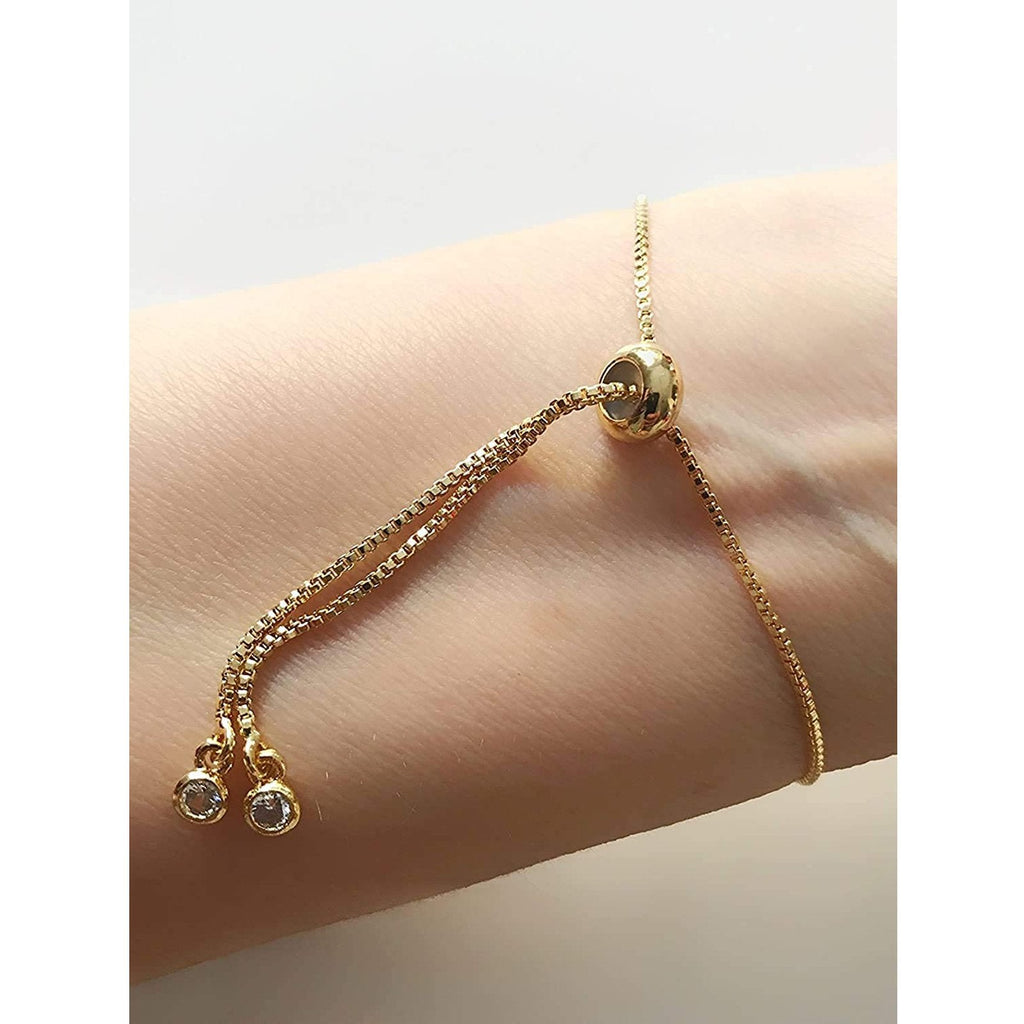 Gold Blue Evil Eye Nazariya Mother Of Pearl CZ Bracelet Bulk