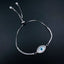 Blue Oval Slider Turkish Evil Eye Bracelet For Women Bulk