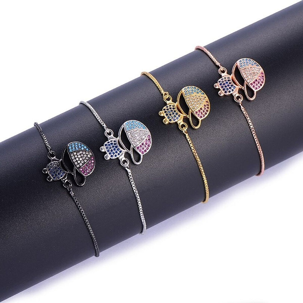 Cute Baby Boy Charms CZ Slider Extender Extension Silver Bracelet Bulk