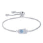Evil Eye Hamsa Nazariya Silver CZ Adjustable Bracelet Bulk