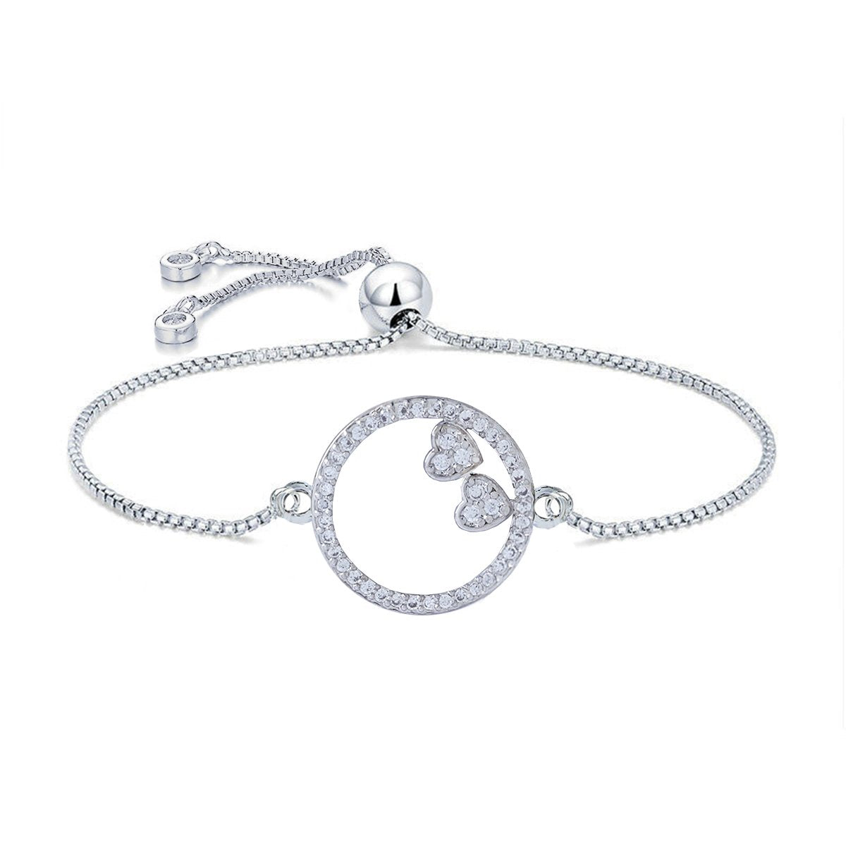 Silver Slider Butterfly Bracelet For Women Bulk Secondary image