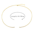 Infinity American Diamond Gold Necklace Pendant Chain Bulk