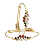 Mickey Mouse Gold Red Closed Bangle Kada For Kids Bulk