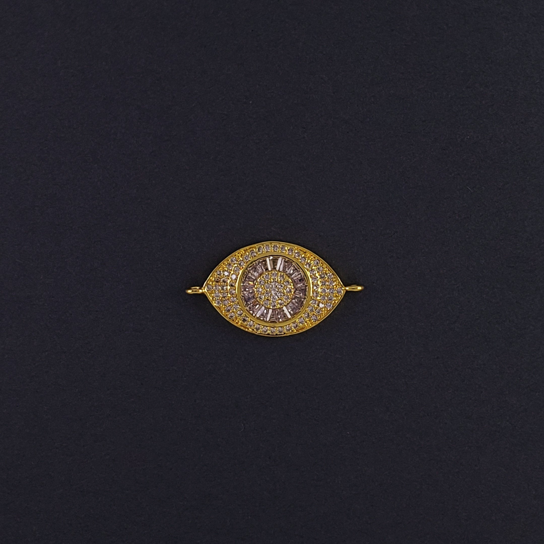Turkish Evil Eye Cubic Zirconia Gold Centre Pcs For Women Bulk