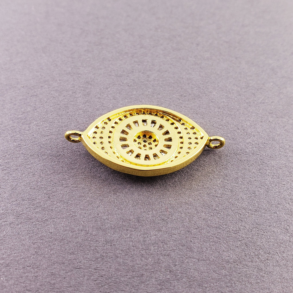 Turkish Evil Eye Cubic Zirconia Gold Centre Pcs For Women Bulk