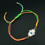 CZ Multi Gold Hamsa Evil Eye Charms Threads Bracelet Girls Bulk