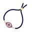Blue Rose Gold Thread Turkish Evil Eye Bracelet For Women Bulk