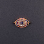 Evil Eye Nazariya Lucky Rose Gold Red Blue Black CZ Centre Pcs Bulk