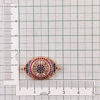 Evil Eye Nazariya Lucky Rose Gold Red Blue Black CZ Centre Pcs Bulk