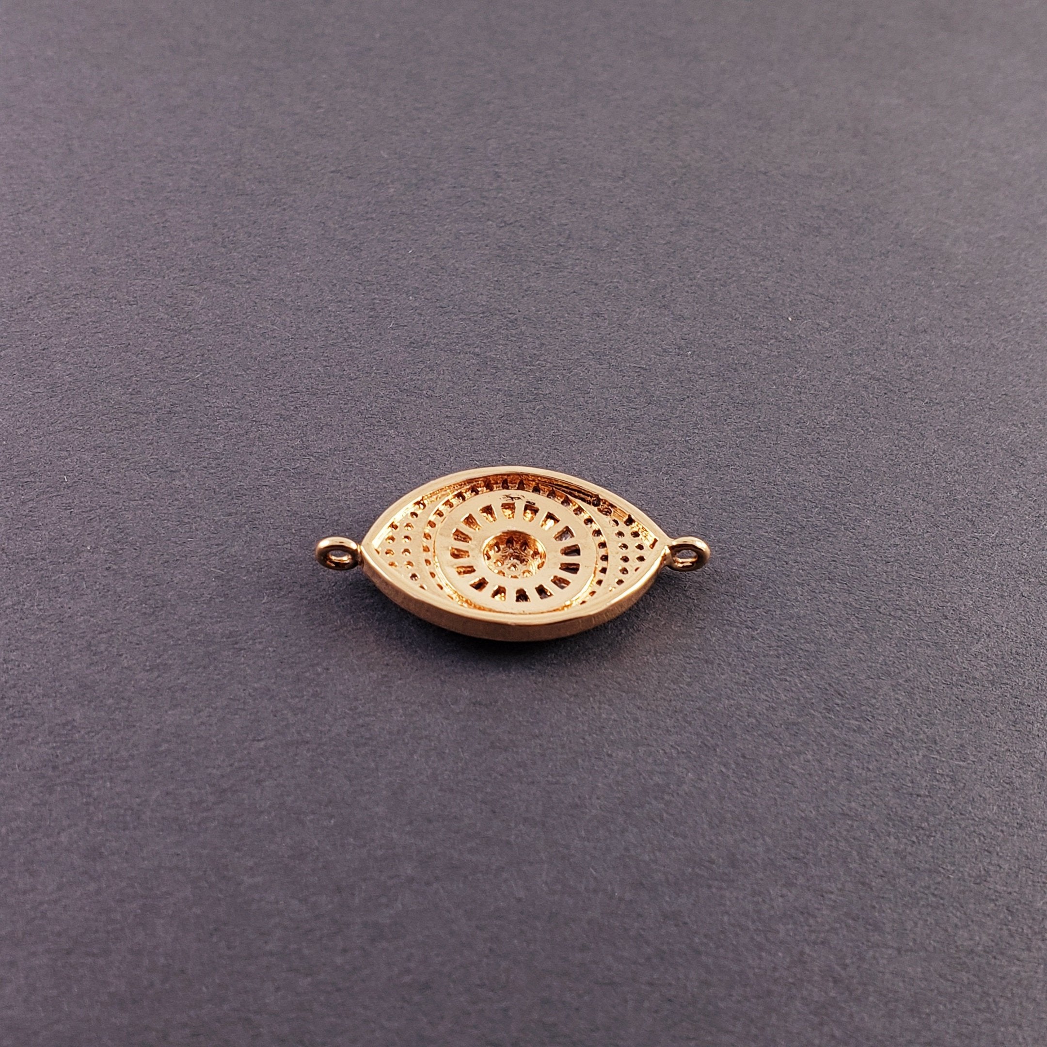 Turkish Evil Eye Cubic Zirconia Rose Gold Centre Pcs For Women Bulk