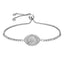 Silver Slider Turkish Evil Eye Bracelet For Women Bulk
