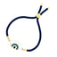Blue White Enamel Thread Turkish Evil Eye Bracelet For Women Bulk