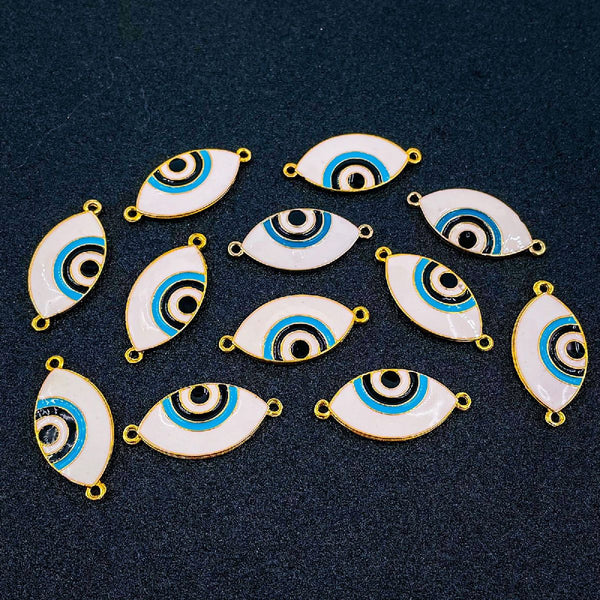 Evil Eye Nazariya White Gold American Diamond Charm Centre Pcs Bulk Main image
