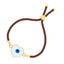 Brown Thread Heart Turkish Evil Eye Bracelet For Women Bulk