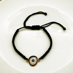 Evil Eye Gold Brass Bracelet For Men Women Bulk