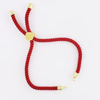 Pink Gold Thread Adjustable Bracelet For Women Bulk