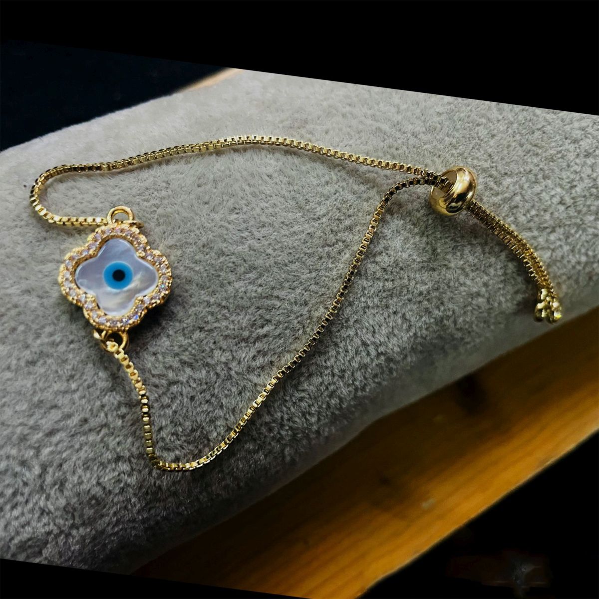 Blue Slider Turkish Evil Eye Bracelet For Women Bulk