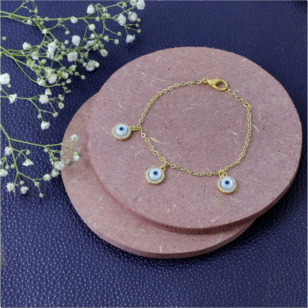 Gold Chain Turkish Evil Eye Bracelet For Women Bulk Main image