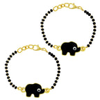 Black Beads Turkish Evil Eye Hand Mangalsutra Pack Of 2 Kids Bulk