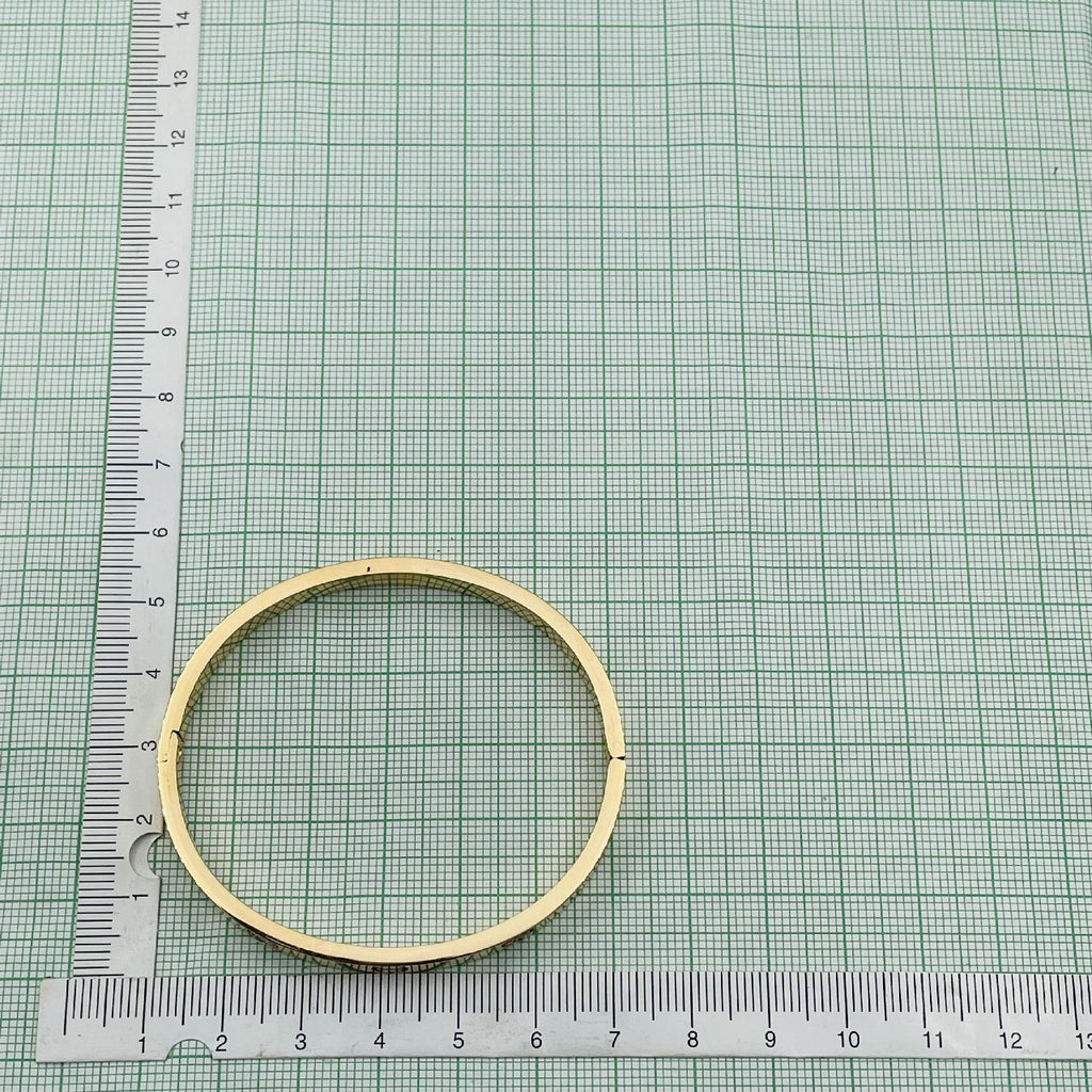 Screw Luxury Gold Cubic Zirconia Stainless Steel Cuff Kada Bangle Bulk