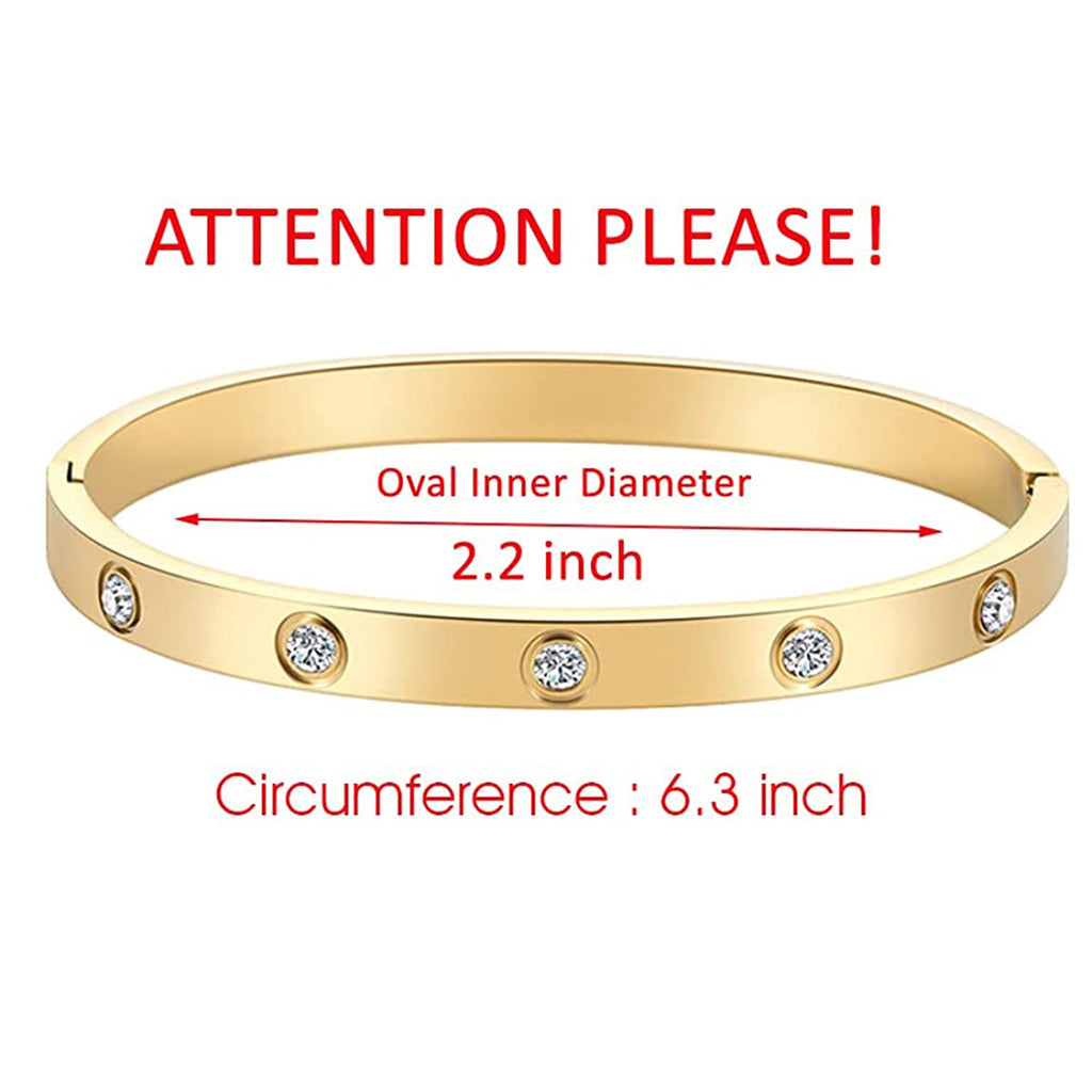 Gold Stainless Steel Openable Kada For Women Bulk