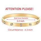 Gold Stainless Steel Openable Kada For Women Bulk
