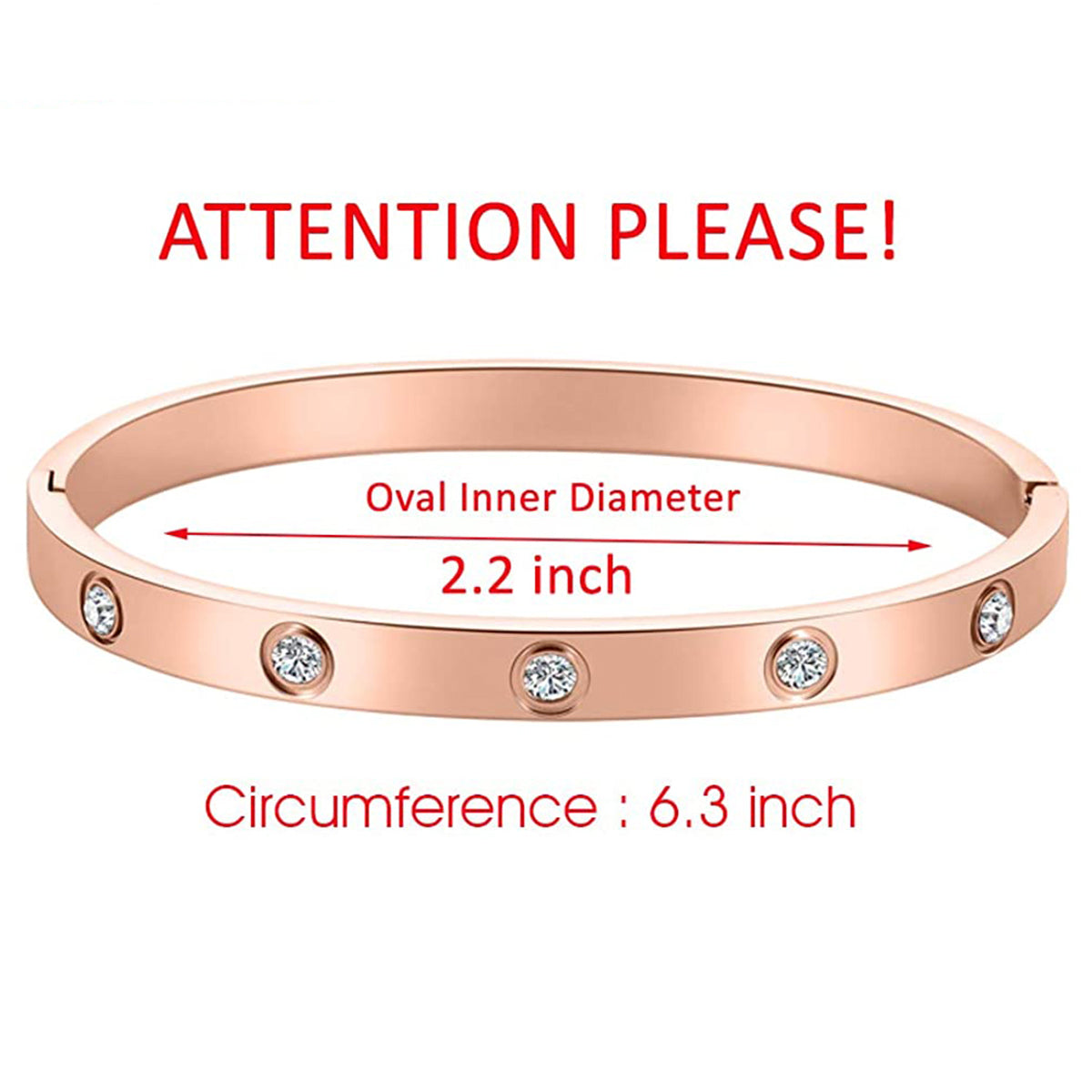 Pink Rose Gold Stainless Steel Openable Kada For Women Bulk