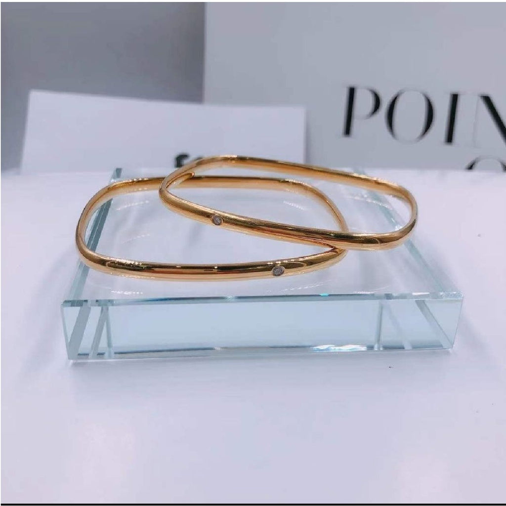 Gold Stainless Steel Kada Women Bulk