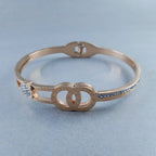 Rose Gold Stainless Steel Openable Kada Women Bulk