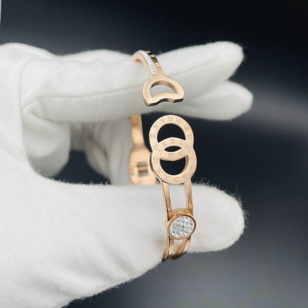Rose Gold Stainless Steel Openable Kada Women Bulk Secondary image