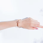 Butterfly Stainless Steel Pink Openable Kada For Women Bulk