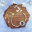 Round Gold Blue Cubic Zirconia Slider Adjustable Bracelet Women Bulk