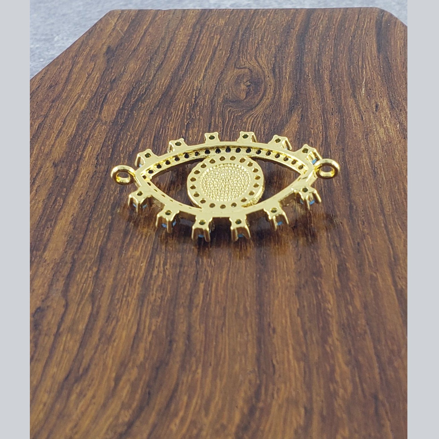 Abalone Evil Eye Gold Green Black Copper Charm For Women Bulk